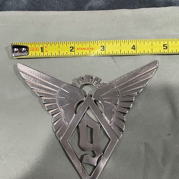 Jean Paul Gaultier Military Style Brooch Pin FW1989 Large unisex Vintage 1989 - Picture 7 of 8